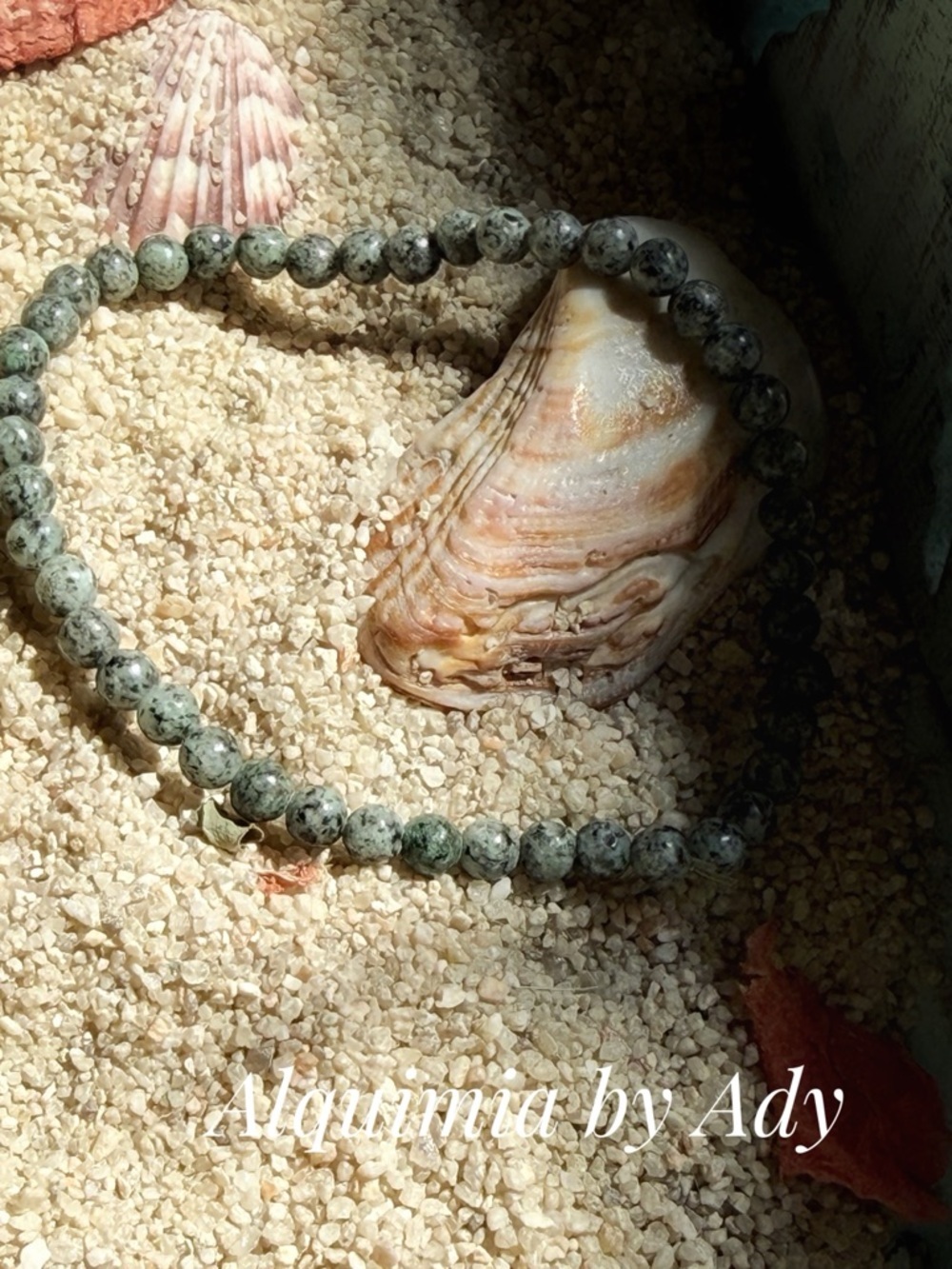 KAMBABA Green Speckled Jasper Necklace